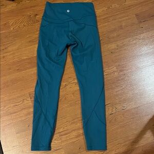 Lululemon Teal High-Waisted Leggings